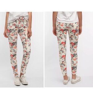 Urban Outfitters BDG Floral Cropped Skinny Jeans | Size 8/29